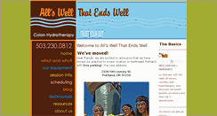 Desktop Screenshot of allswellpdx.com